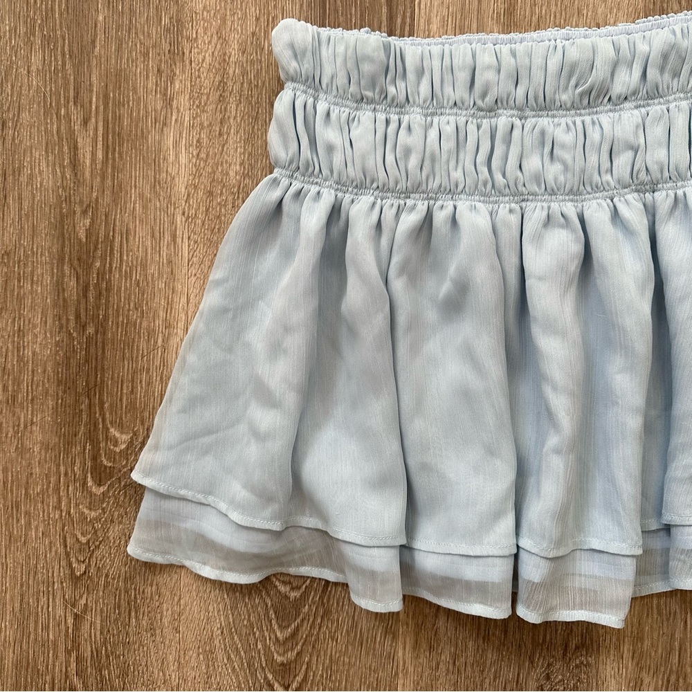 Tularosa Natalie Skirt in Baby Blue - Picture 9 of 11